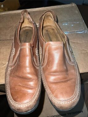 Naturalizer Brown Leather Slip-On Men’s Loafers